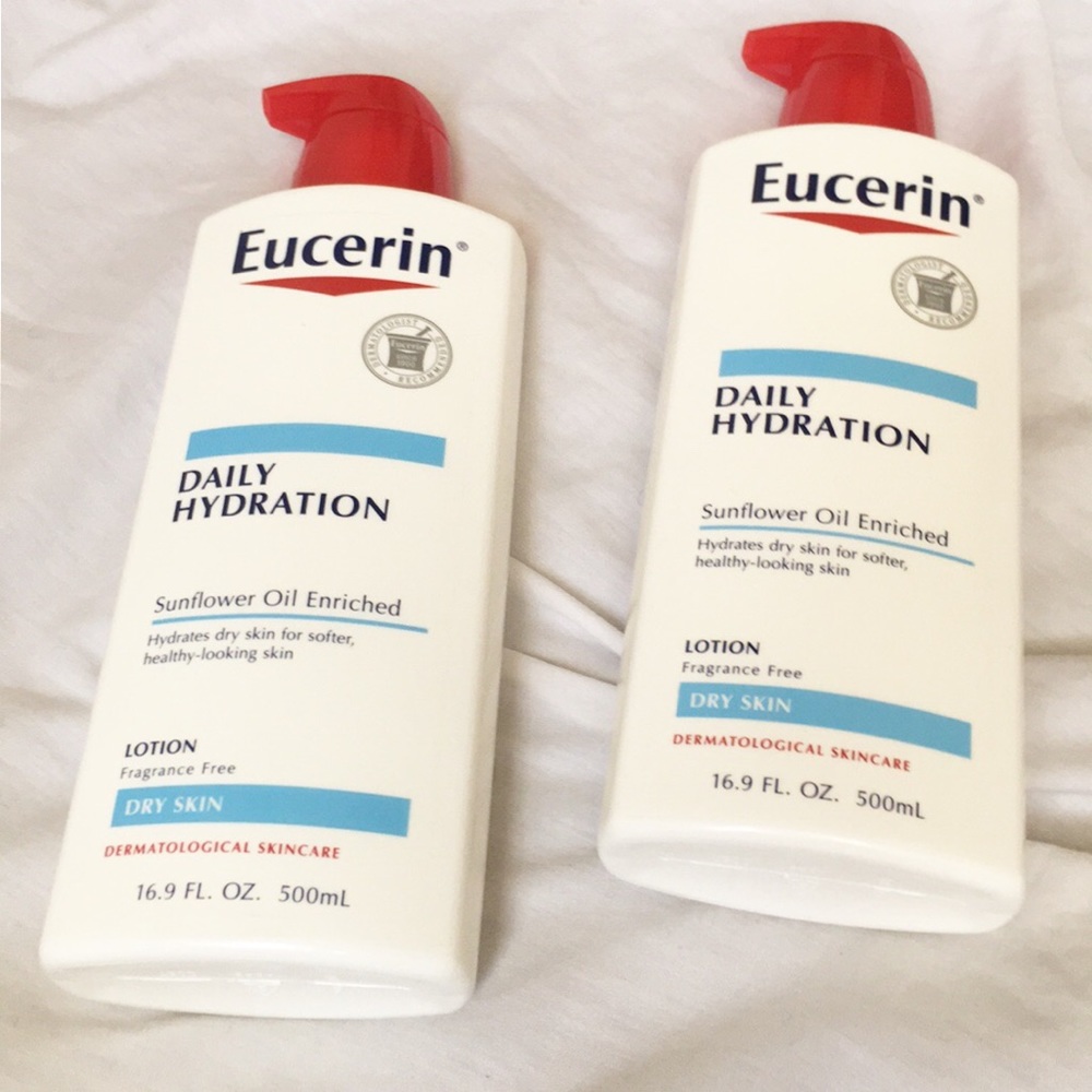 Eucerin daily hydration body lotion bundle